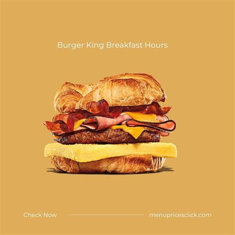 Burger King Breakfast Hours - Opening And Closing Time 2024?
