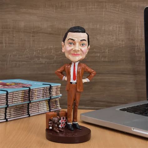 Bobbleheads & More By Insain Mr. Bean Bobblehead with Teddy- 19 cms ...