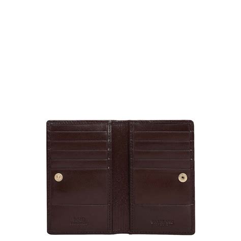 10 Slots Leather Card Case - Brown – Da Milano