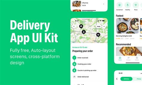 Food Delivery Mobile App UI Kit | Figma