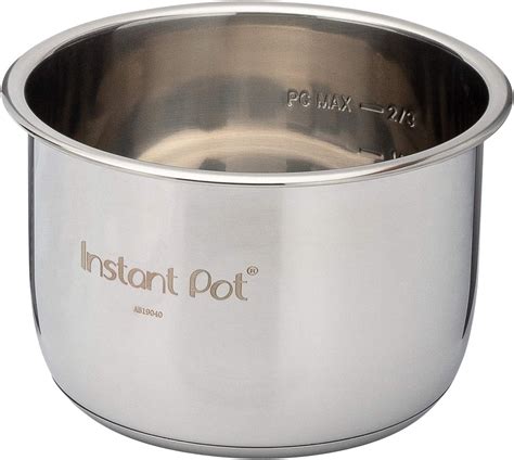 Amazon.com: Instant Pot Stainless Steel Inner Cooking Pot with Handles ...