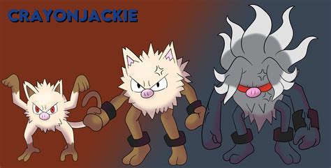 Pokemon Mankey Evolution Chart 的图像结果