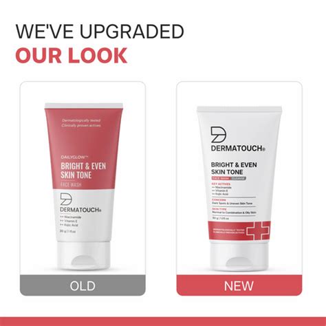 Buy Dailyglow Bright & Even Skin Tone Face Wash | 8 Week Pack – DERMATOUCH