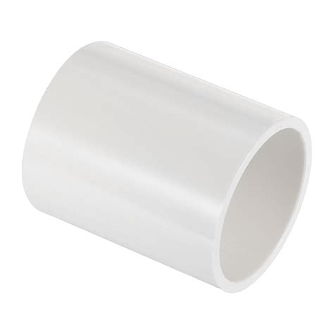 Uxcell 1-1/4" PVC Pipe Fitting Coupling Adapter 1 Pack Straight Pipe ...