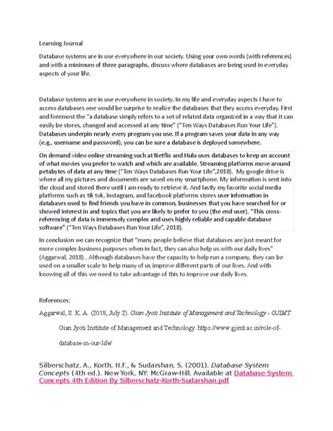 Image result for Database Journal