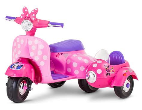 Kid Trax Disney Minnie Mouse Scooter with Sidecar Ride-On Toy India | Ubuy