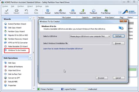 Image result for Create Bootable AOMEI USB