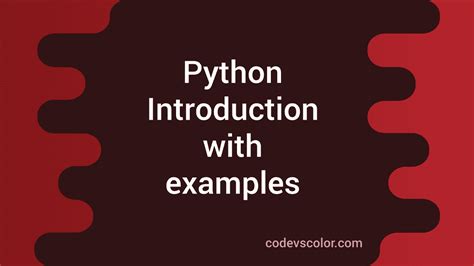Introduction to Python Tutorial 的图像结果