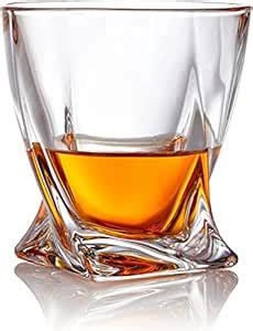 PrimeWorld Single Piece Whisky Crystal Thick Bottom Glass Whiskey Glass ...