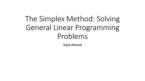 Image result for Linear Programming Problems Simplex Method