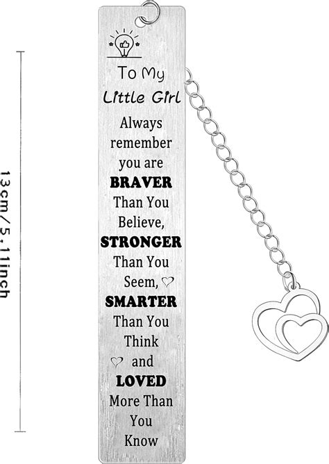 Marcapáginas para niñas, regalos para hija, sobrina, nieta, hermana ...