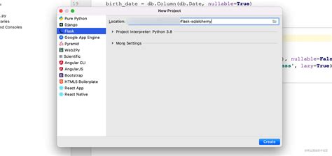 Flask-SQLAlchemy and MySQL 的图像结果