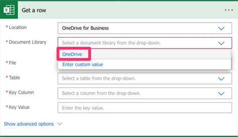 For a Selected Row Power Automate 的图像结果