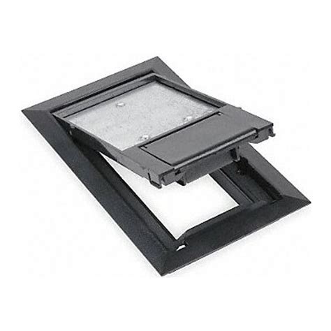 Steel City Box Cover, Floor Box Type, 1 Gang, PVC 664-CST-SW-BLK ...