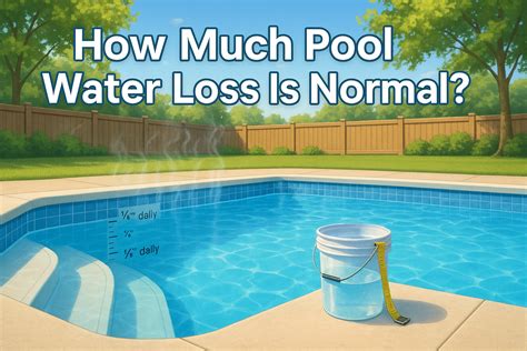 How Much Pool Water Loss Is Normal? The Complete Guide to Pool ...