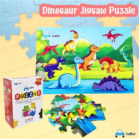 Dinosaur Jigsaw Puzzle for Kids Jigsaw Puzzle for Kids of Age 3-5 Year ...