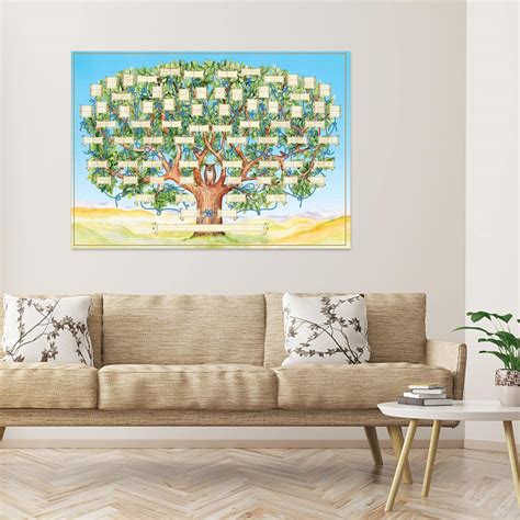 Family Tree Chart Family Tree Charts To Fill In Family | Desertcart INDIA