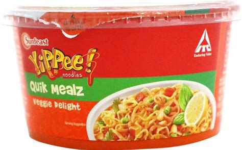Sunfeast YiPPee! Quik Mealz Veggie Delight Instant Noodles Vegetarian ...
