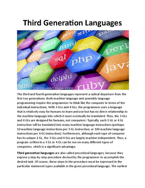 3rd Generation Language 的图像结果