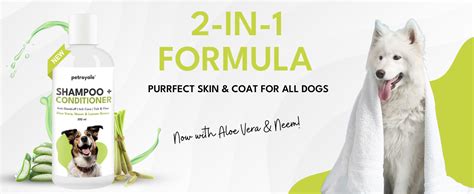 Buy Petroyale 2-in-1 Shampoo + Conditioner for Dogs - Anti-Fungal, Anti ...