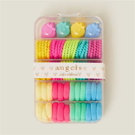 Set Of 50 Girls Ponytail Holders - Accessorize India