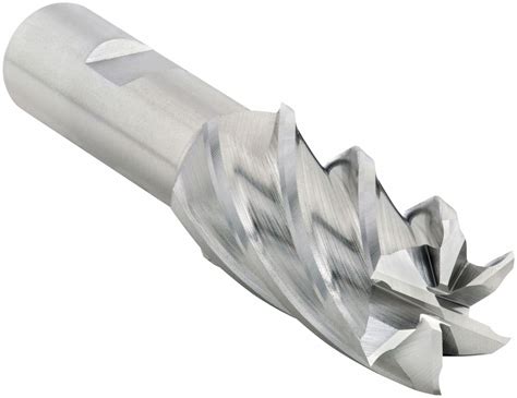 CLEVELAND, High Speed Steel, 6 Flute, Square End Mill - 438P92|C75018 ...