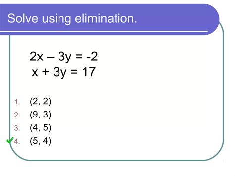 Image result for Elimination Method for Solving Systems