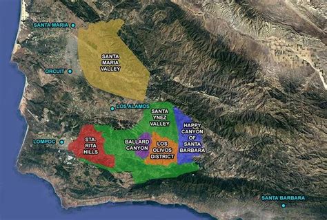 Santa Barbara Wineries Map