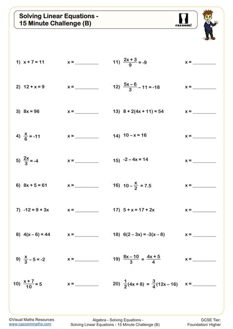 Solving Simultaneous Linear Equations 的图像结果