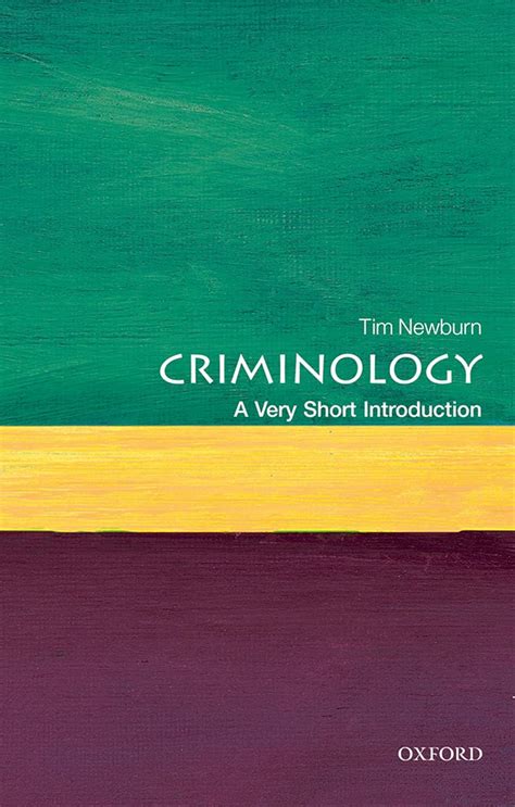 Criminology: A Very Short Introduction (Very Short Introductions) eBook ...