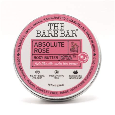 Natural Absolute Rose Deodorant for All-Day Freshness by The Bare Bar ...