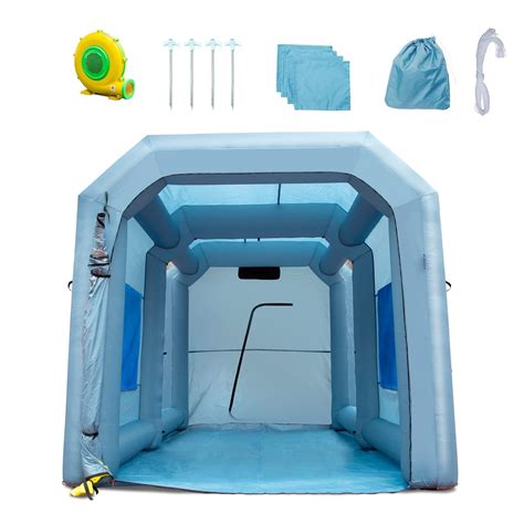 VEVOR Inflatable Paint Booth 13x10x9ft with 950W India | Ubuy