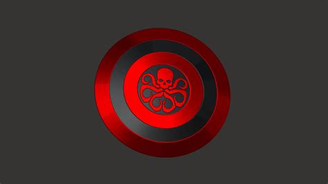 The Shield Hydra Captain America - Hail Hydra 3D Model by blackstar90