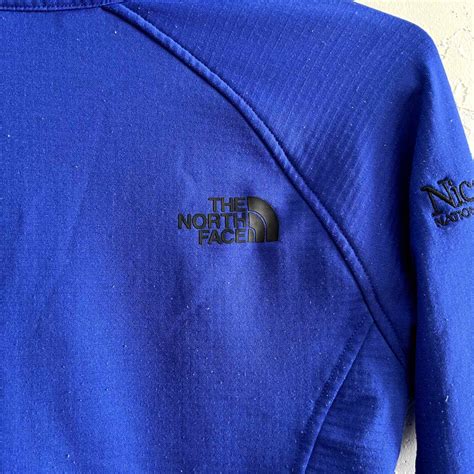 The North Face royal blue quarter zip long sleeve siz… - Gem