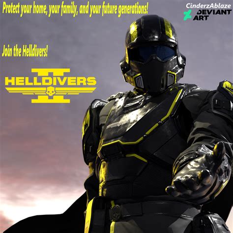 Helldivers Fan Art! ^3^/ by CinderzAblaze on DeviantArt