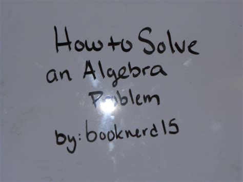 Solve Algebra Problems 的图像结果