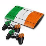 Cote D lvoir Flag Pattern Decal Stickers for PS3 Game Console : Amazon ...