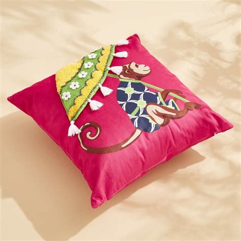 Buy Pop Animals Monkey Filled Cushion - 40x40cm from Home Centre at ...