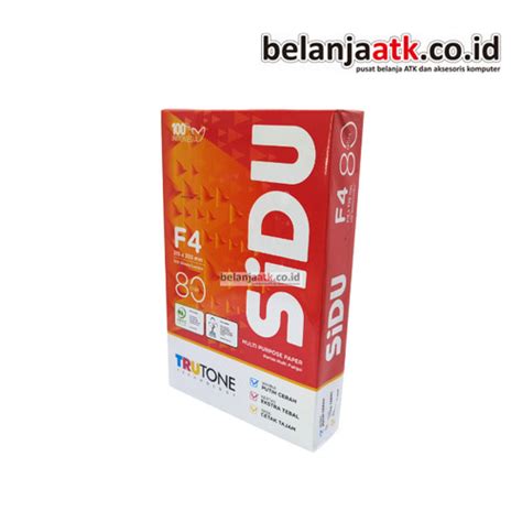 Jual Kertas HVS Putih Sidu F4 80 Gram - Kota Surabaya - BelanjaATK ...