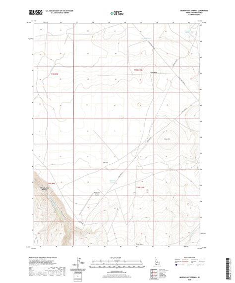 Murphy Hot Springs Idaho US Topo Map – MyTopo Map Store
