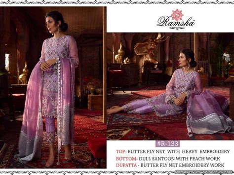 Ramsha R 132 To 134 Designer Heavy Salwar Suits Collection