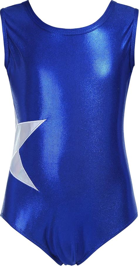 Buy Arshiner Kid Girls Sparkling Stars Gymnastics Leotard Shiny Ballet ...