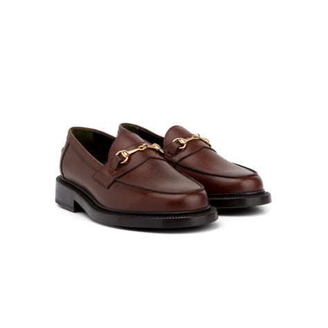 The Mason Horse Bit Loafer, Chocolate - Blackstock & Weber
