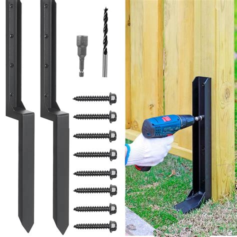 Fence Post Repair,Heavy Duty Fence Post Repair Stakes,Steel Fence Post ...