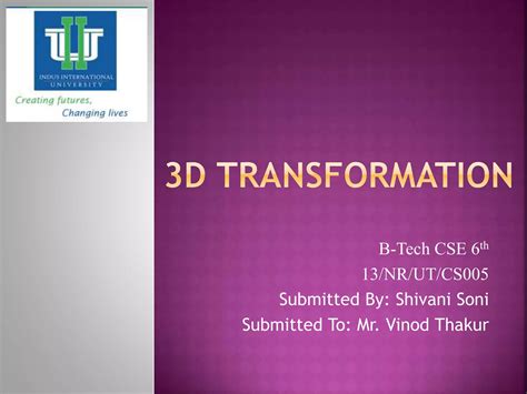 3D Transformation in Computer Graphics Examples 的图像结果