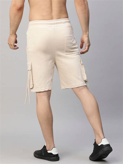 Mens Cargo Shorts - Beige – pronk.in