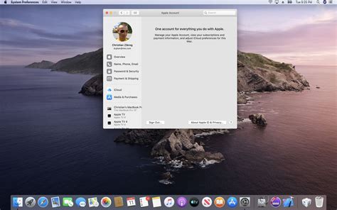 macOS Catalina 10.15 brings streamlined Apple ID account management to ...