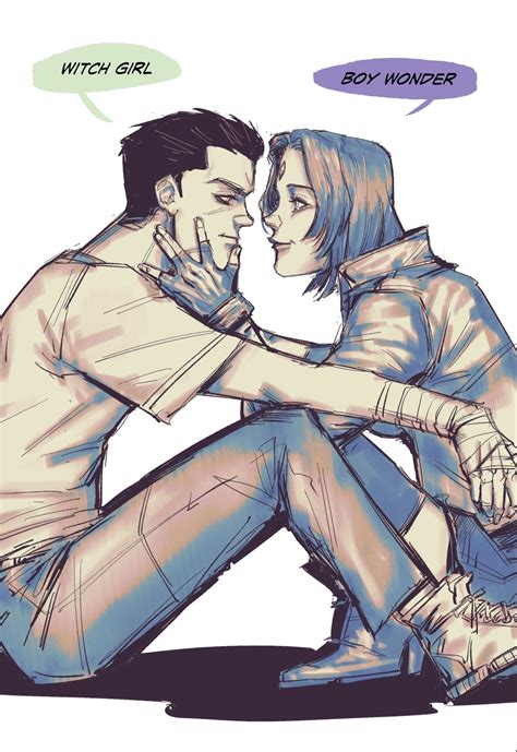 Pin by ZackNor49(DC Couples) on Damirae (Damian Wayne X Raven) | Robin ...