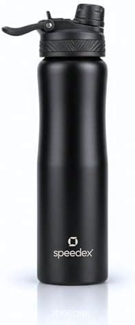 Speedex Vacuum Insulated Stainless Steel Water Bottle (800ml) with 2-in ...
