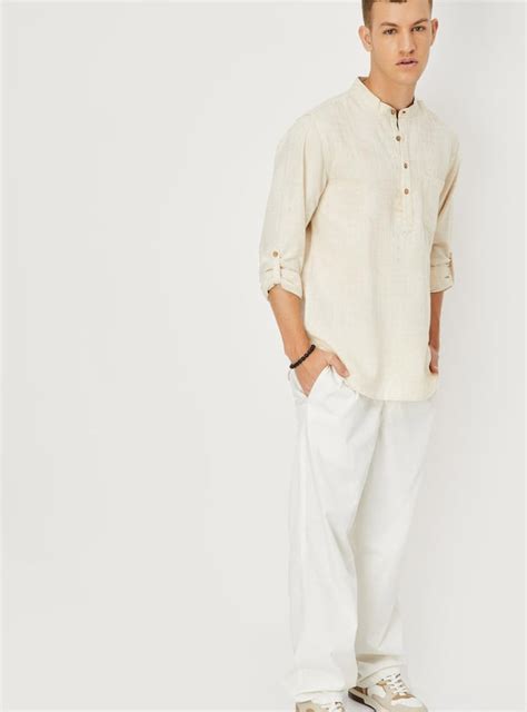 Buy Men Solid Short Kurta Online at just Rs. 1199.0 - 1000013554244 ...